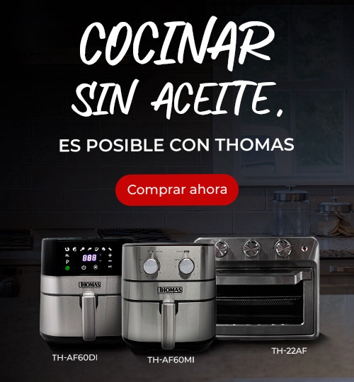 Cocinar sin aceite, es posible con Thomas. Comprar ahora